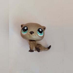 Littlest Pet Shop Otter HTF LPS #1609 Hasbro